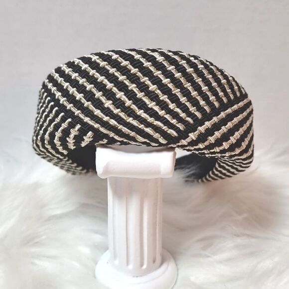 WIDE BRIM GEOMETRIC WEAVED BOHOHEMIN HEADBAND - Picture 3 of 6